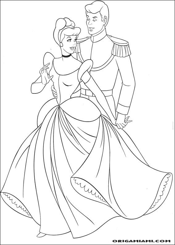 Cinderella coloring page (20)