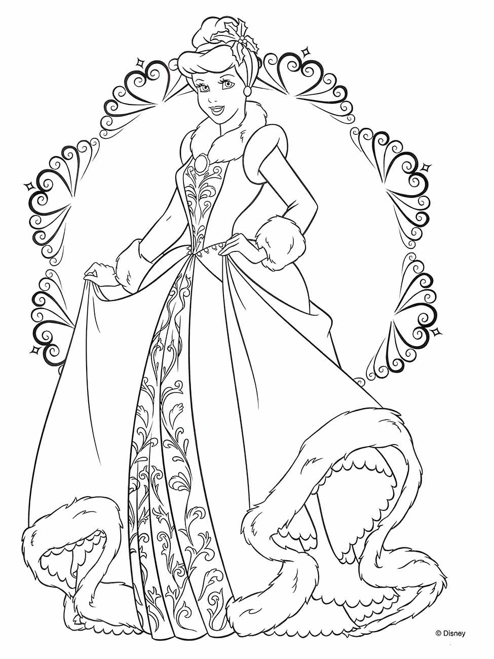 Cinderella coloring page (21)