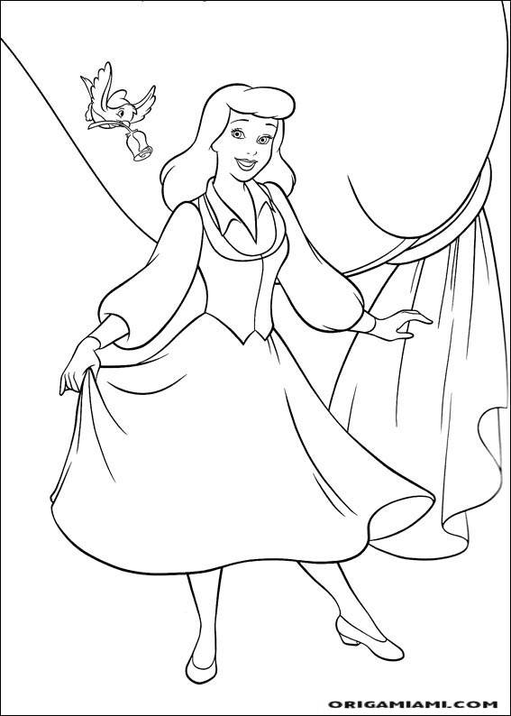 Cinderella coloring page (22)