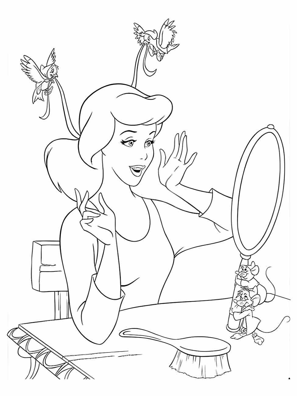 Cinderella coloring page (22)