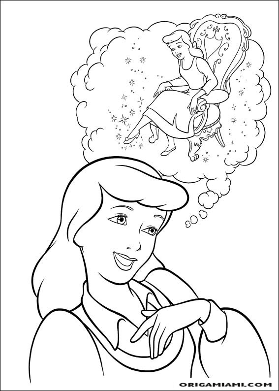 Cinderella coloring page (24)