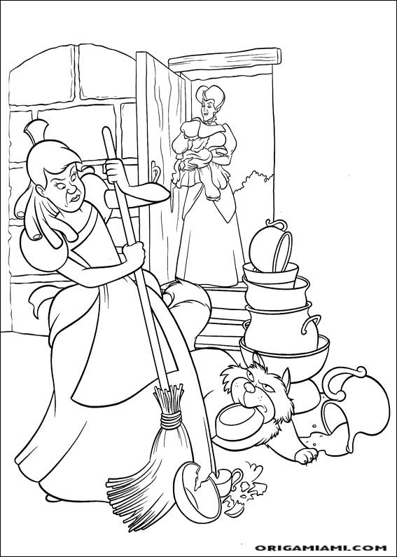 Cinderella coloring page (29)