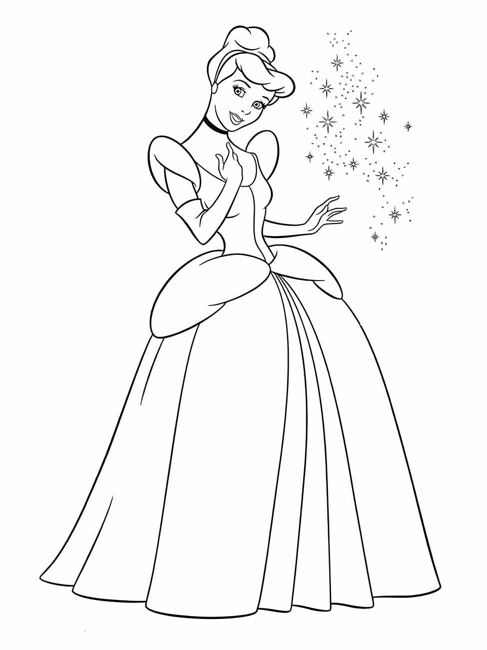 Cinderella coloring page (29)