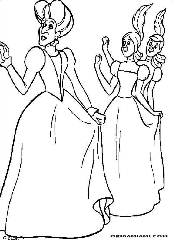 Cinderella coloring page (3)