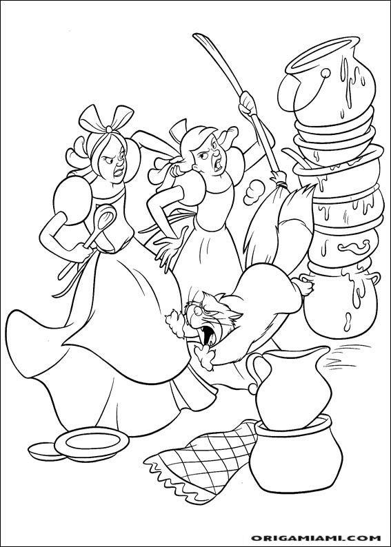 Cinderella coloring page (30)