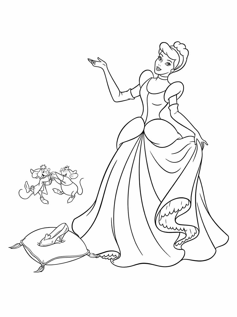 Cinderella coloring page (30)