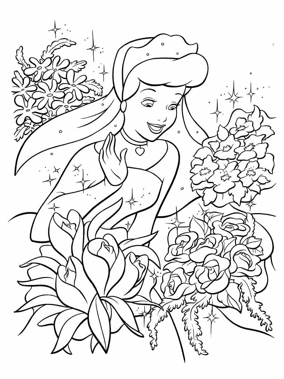 Cinderella coloring page (38)