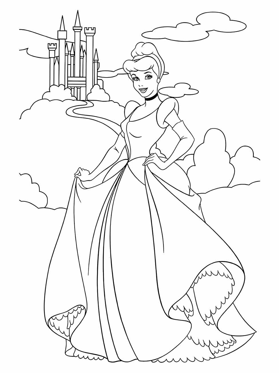 Cinderella coloring page (40)