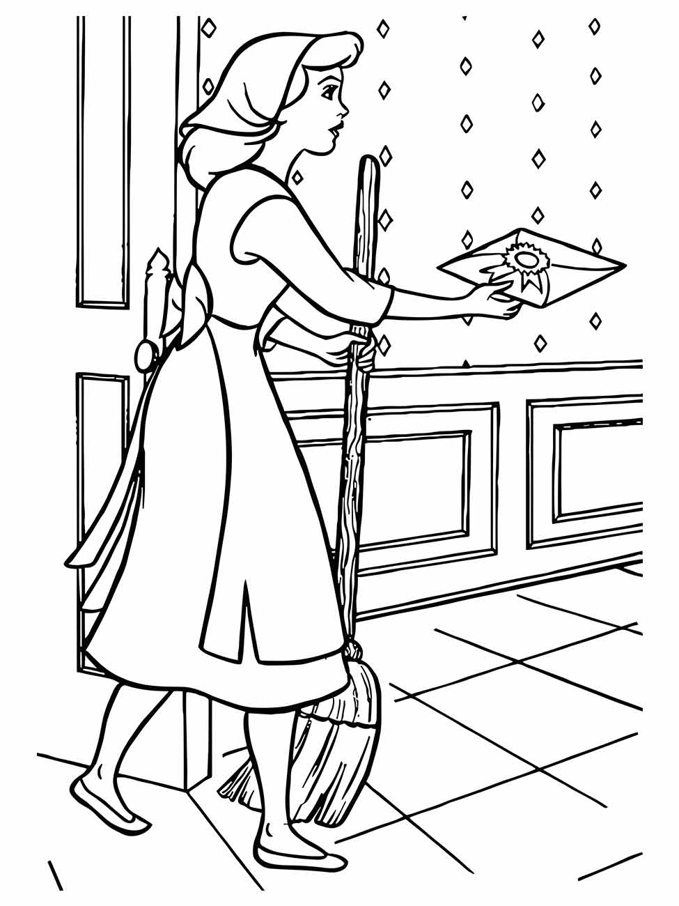 Cinderella coloring page (42)