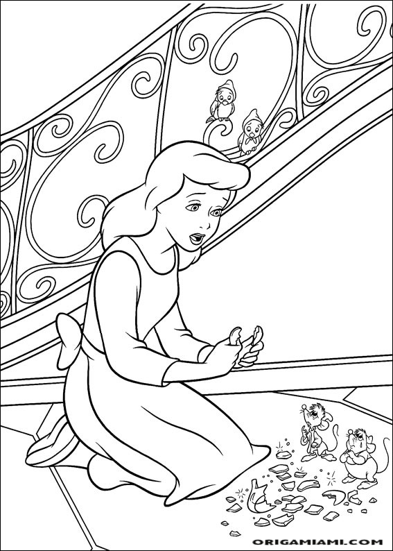 Cinderella coloring page (43)