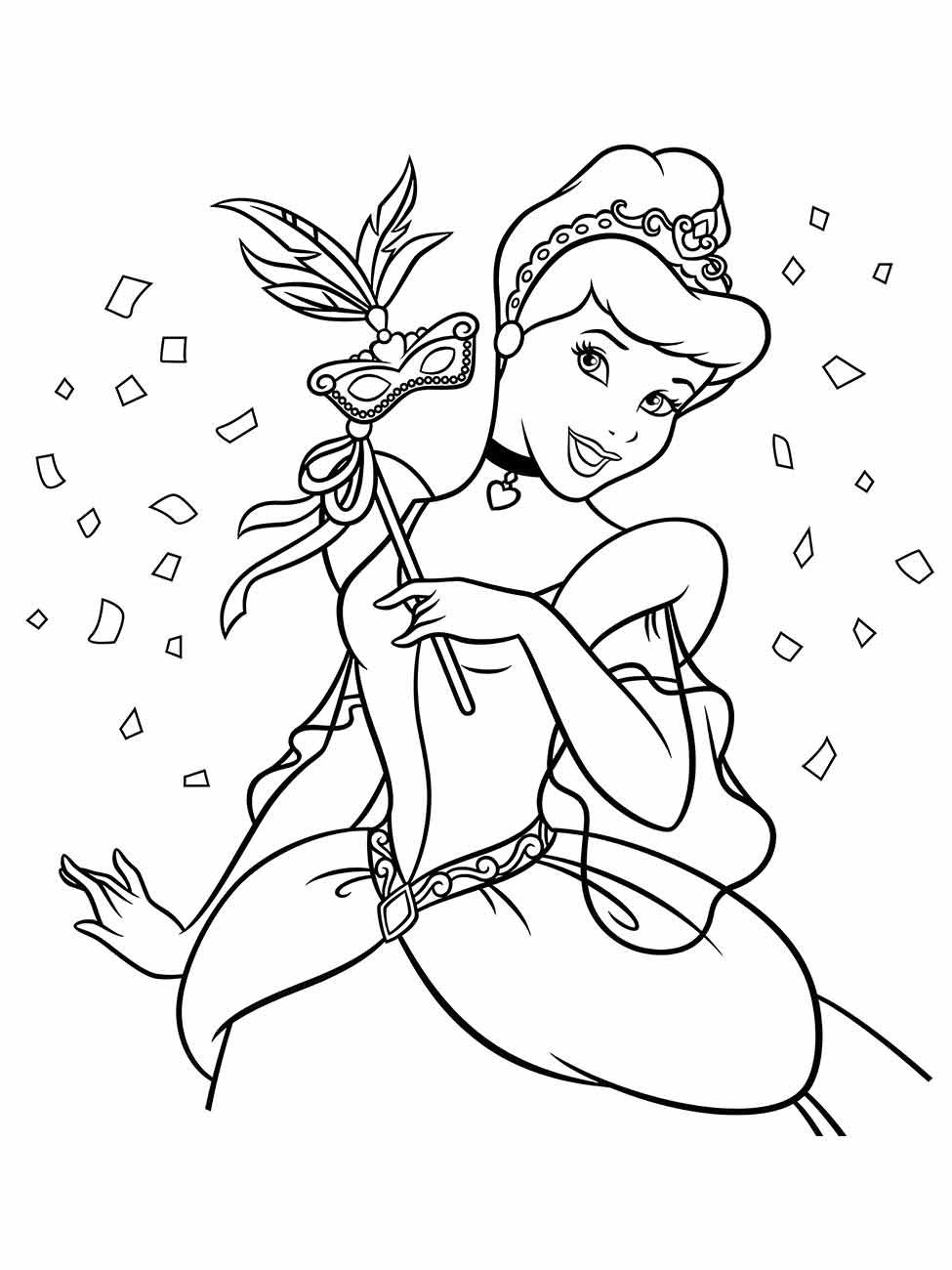 Cinderella coloring page (43)