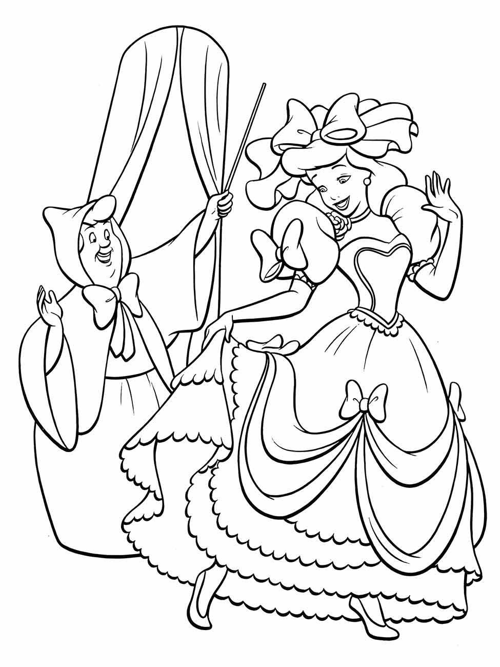 Cinderella coloring page (44)