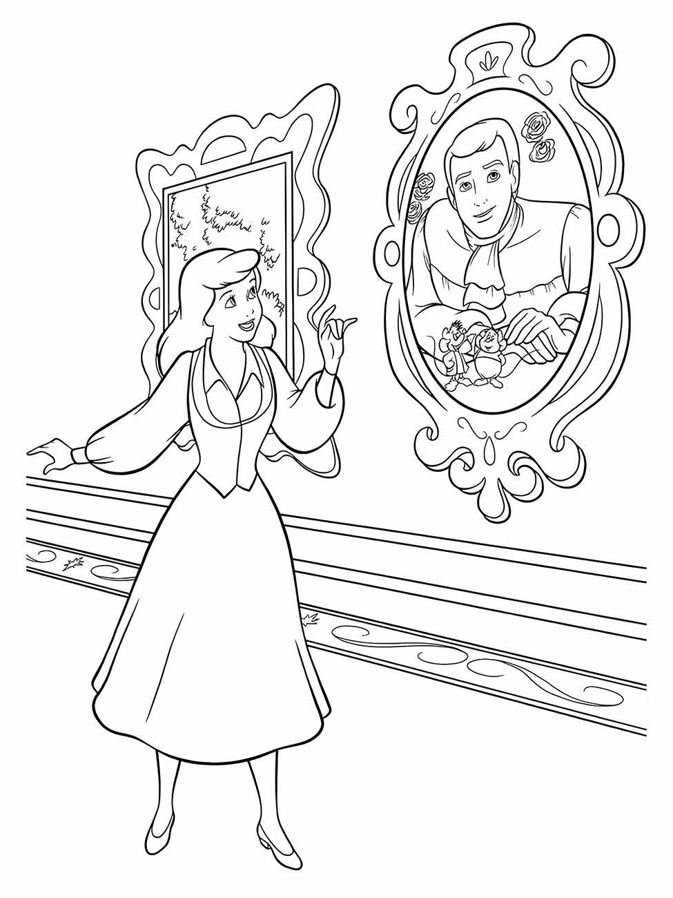 Cinderella coloring page (45)