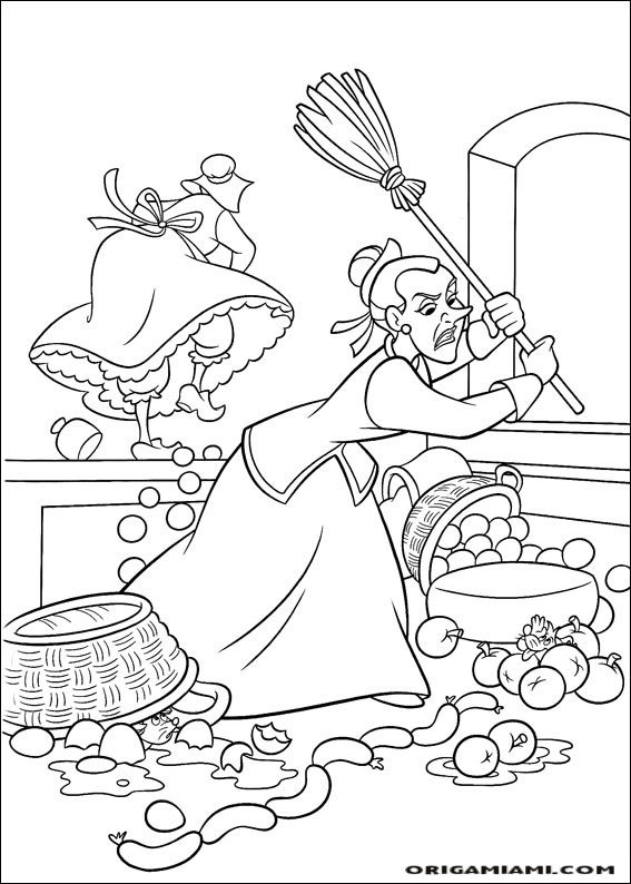 Cinderella coloring page (46)