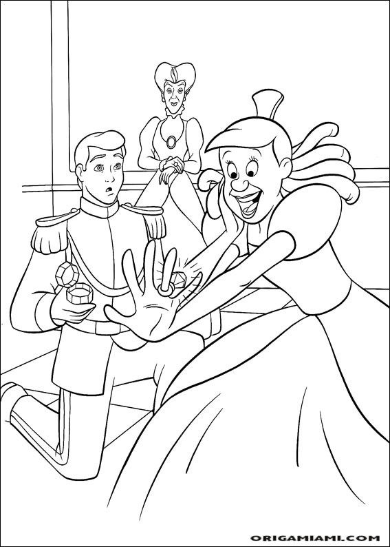 Cinderella coloring page (49)