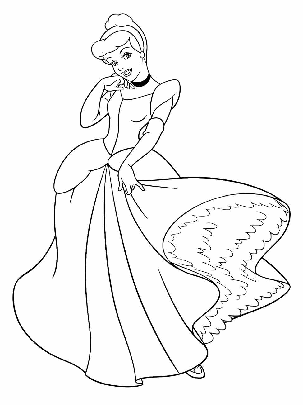 Cinderella coloring page (5)