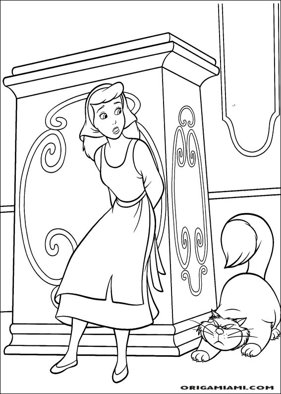 Cinderella coloring page (50)