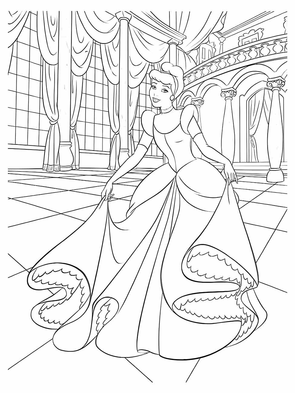 Cinderella coloring page (51)