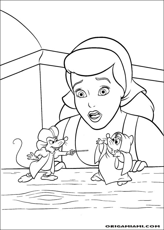 Cinderella coloring page (52)