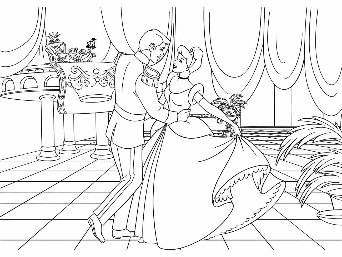 Cinderella coloring page (53)