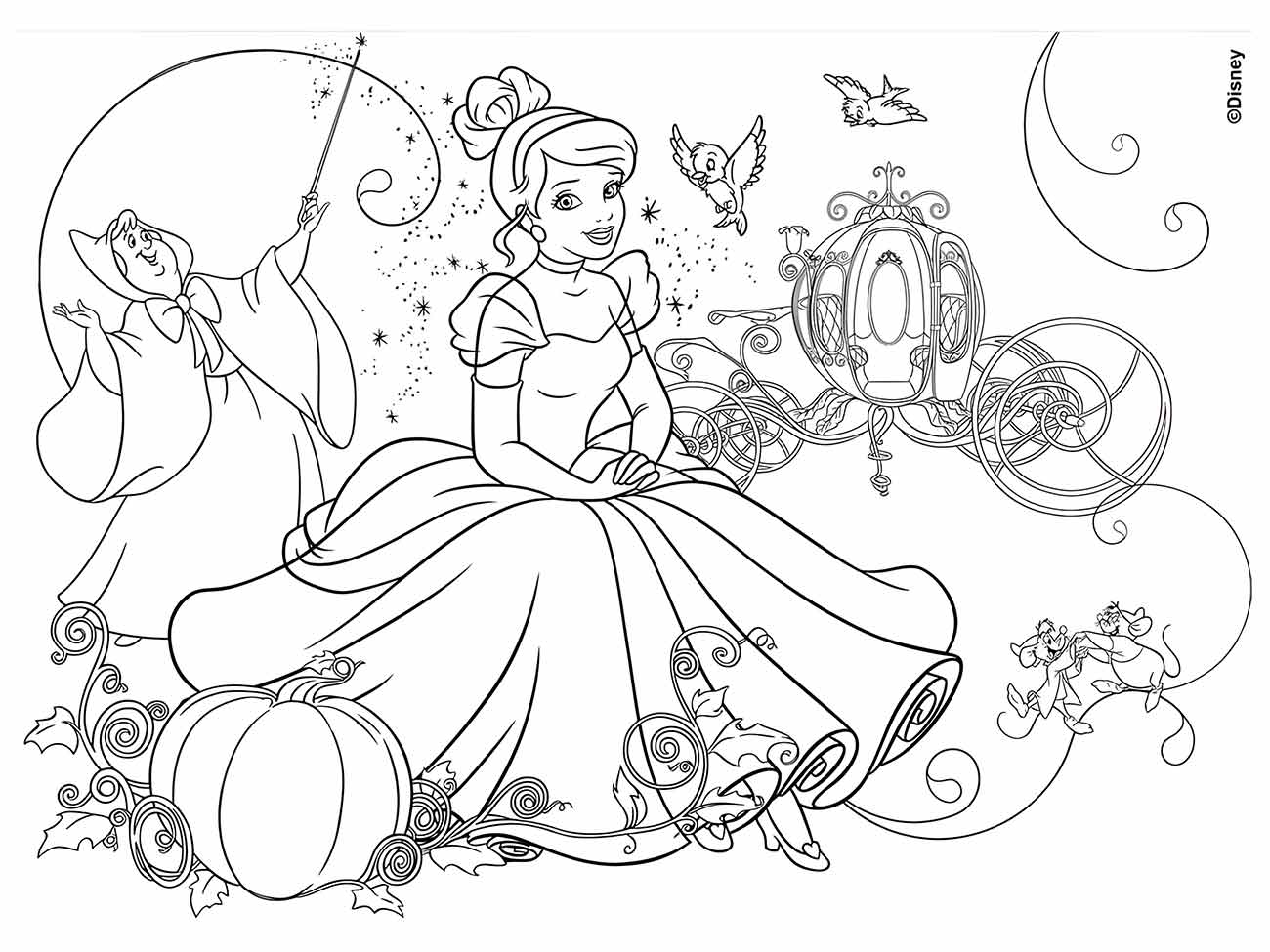 Cinderella coloring page (54)