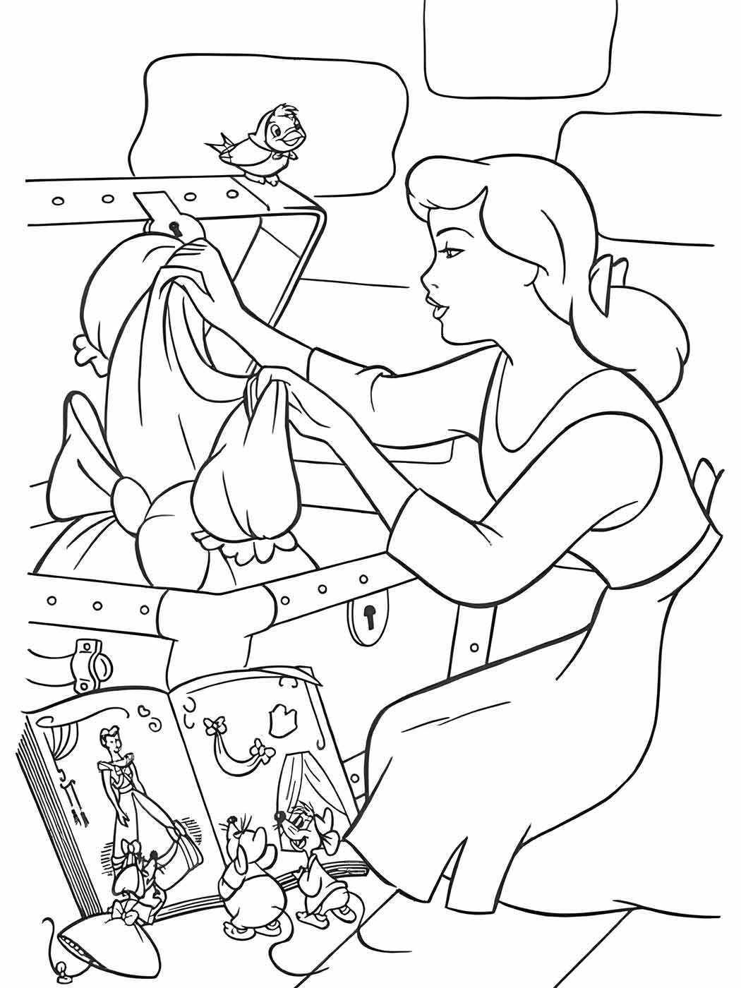 Cinderella coloring page (56)