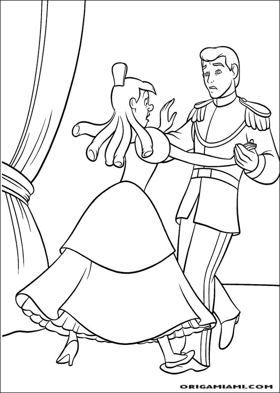 Cinderella coloring page (57)