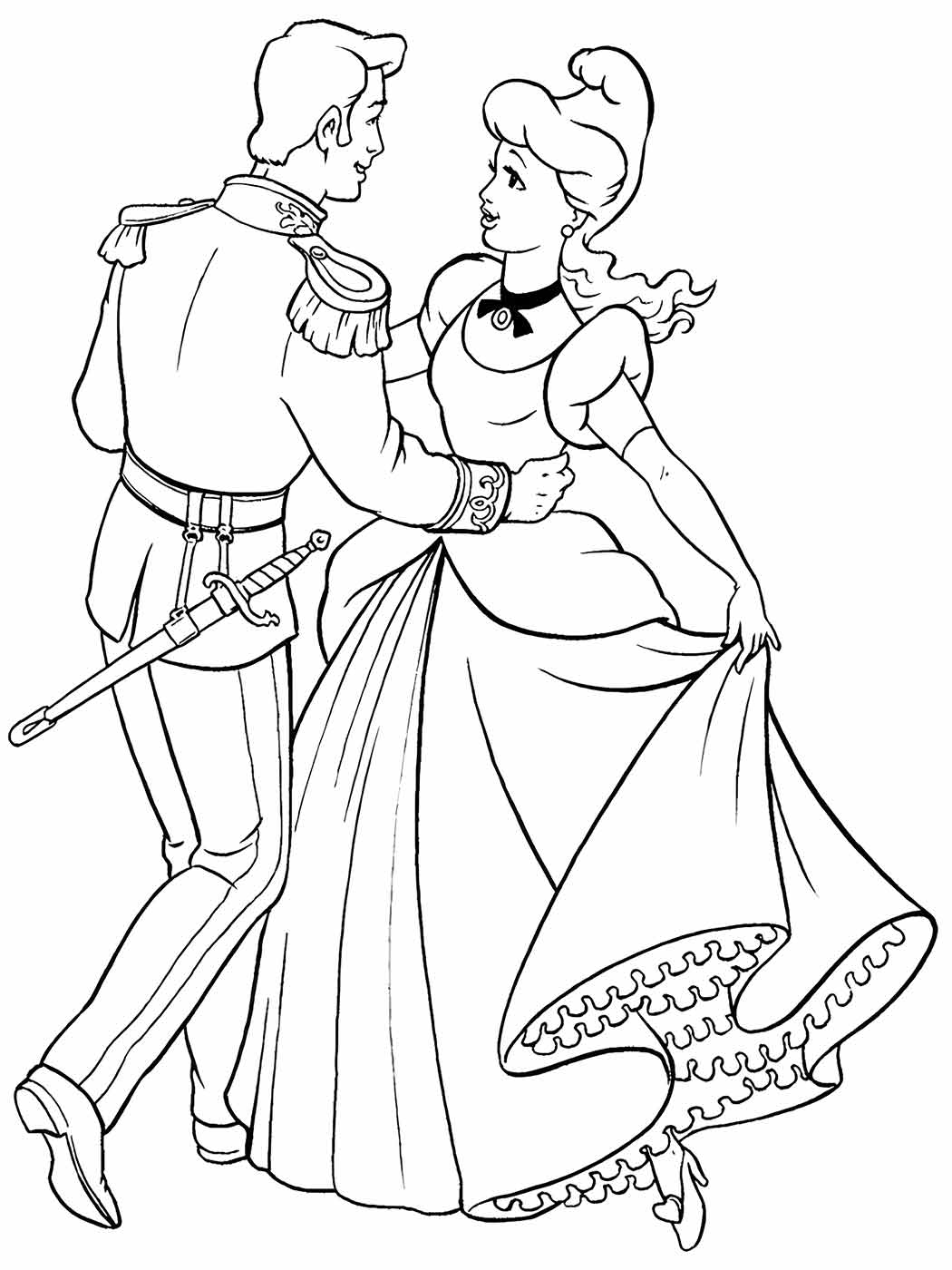 Cinderella coloring page (57)