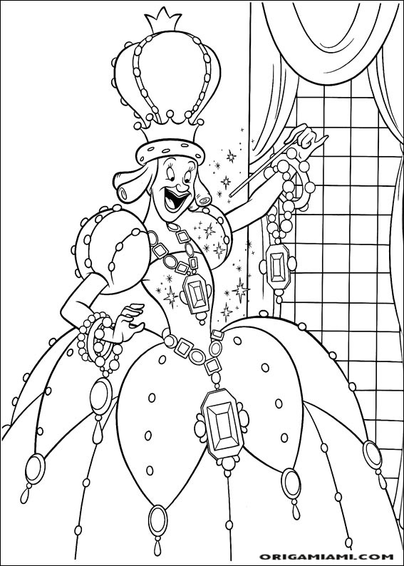 Cinderella coloring page (58)