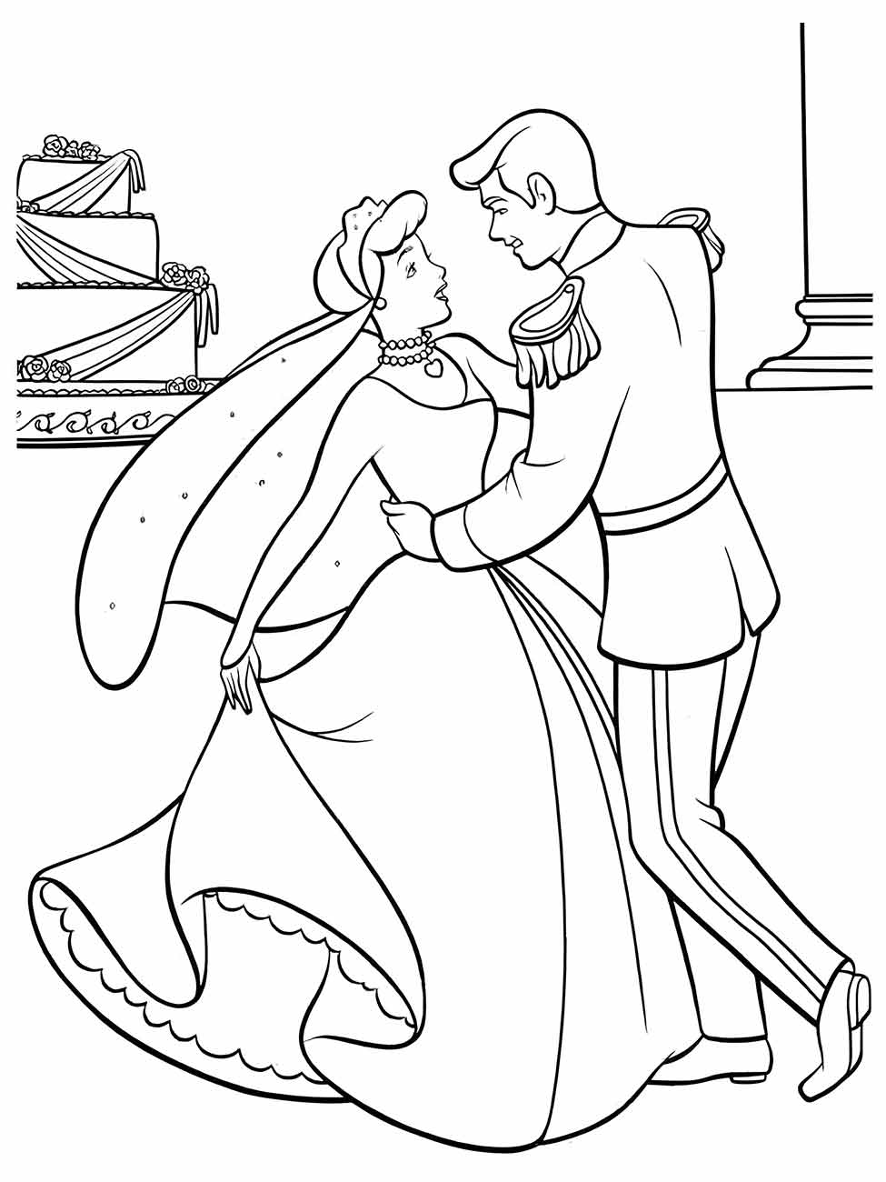 Cinderella coloring page (58)