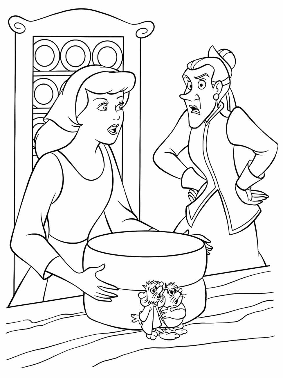 Cinderella coloring page (59)