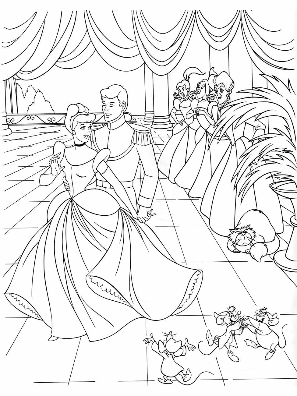 Cinderella coloring page (60)