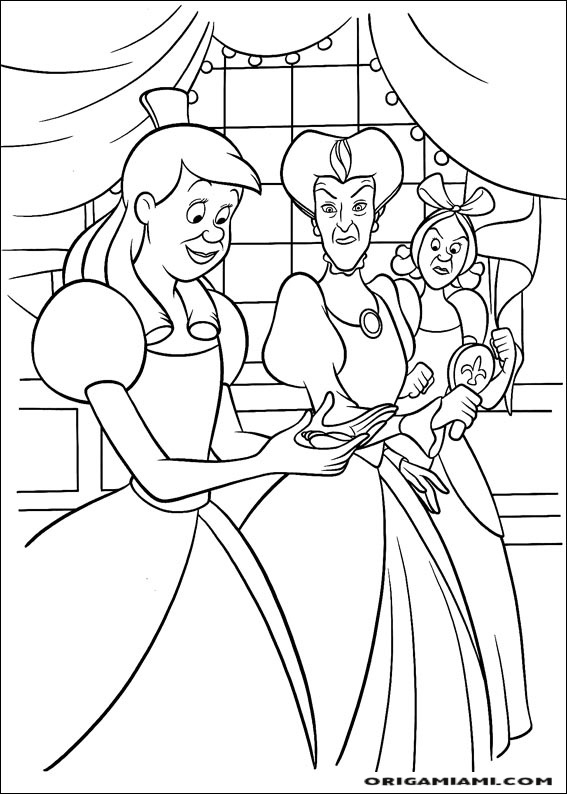 Cinderella coloring page (61)