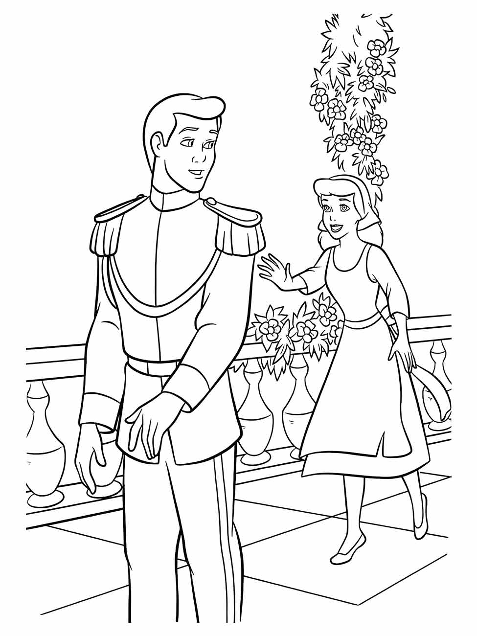 Cinderella coloring page (61)