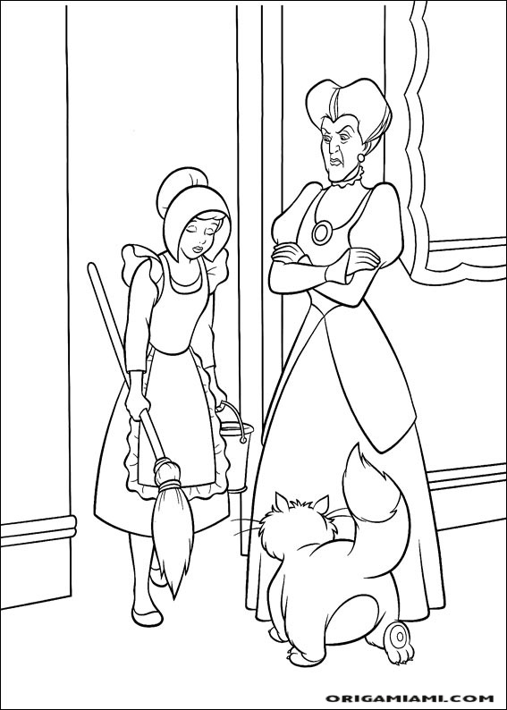 Cinderella coloring page (62)