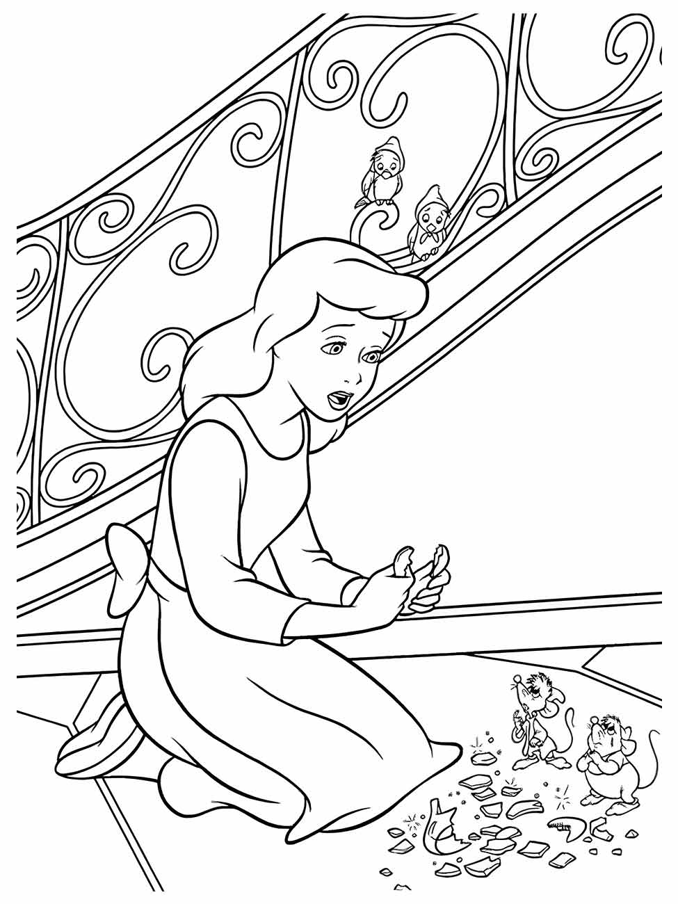 Cinderella coloring page (67)