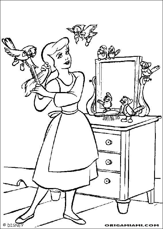 Cinderella coloring page (7)