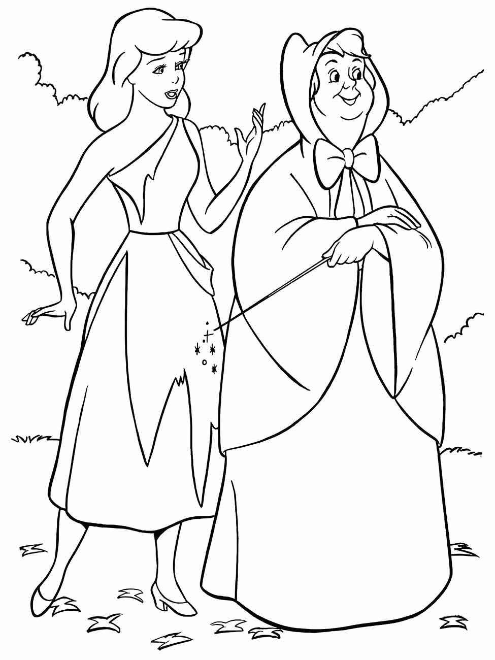 Cinderella coloring page (70)