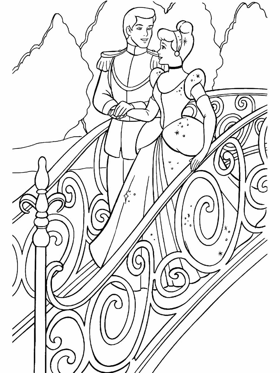 Cinderella coloring page (71)