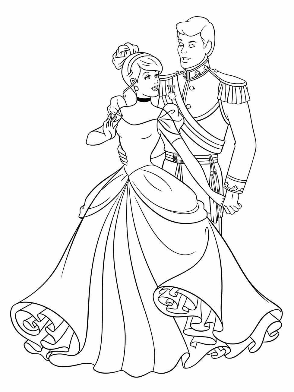 Cinderella coloring page (72)