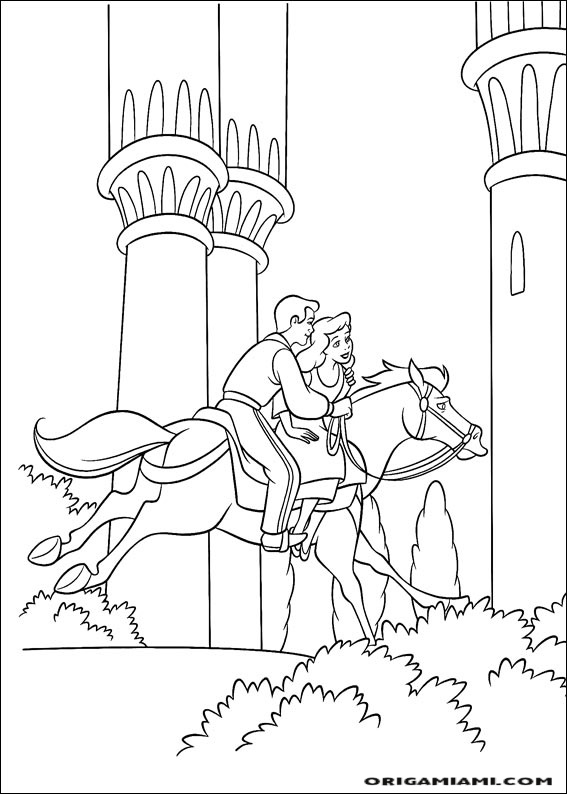 Cinderella coloring page (77)