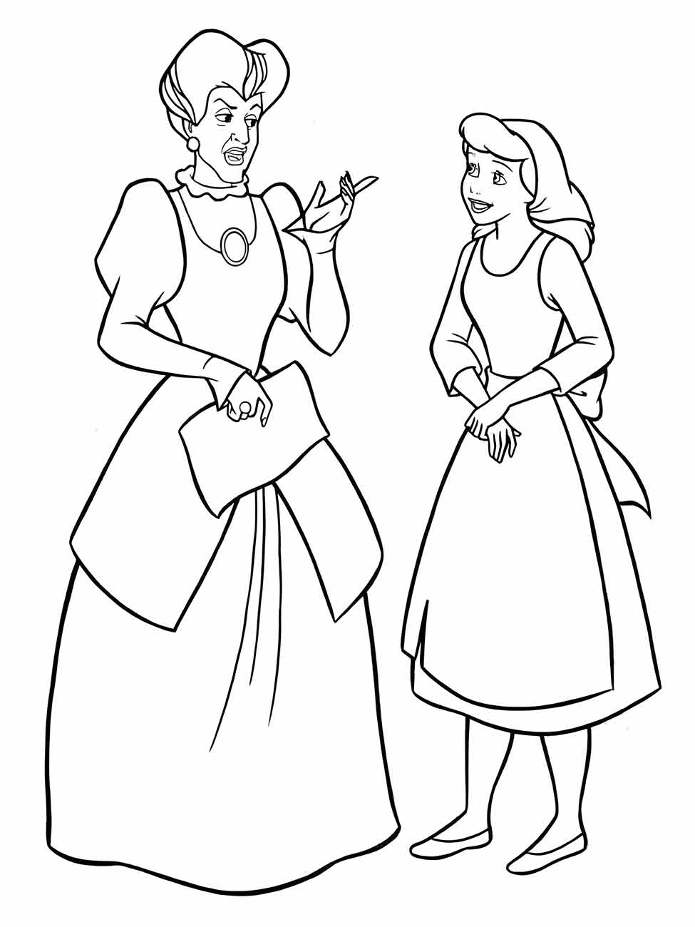 Cinderella coloring page (77)