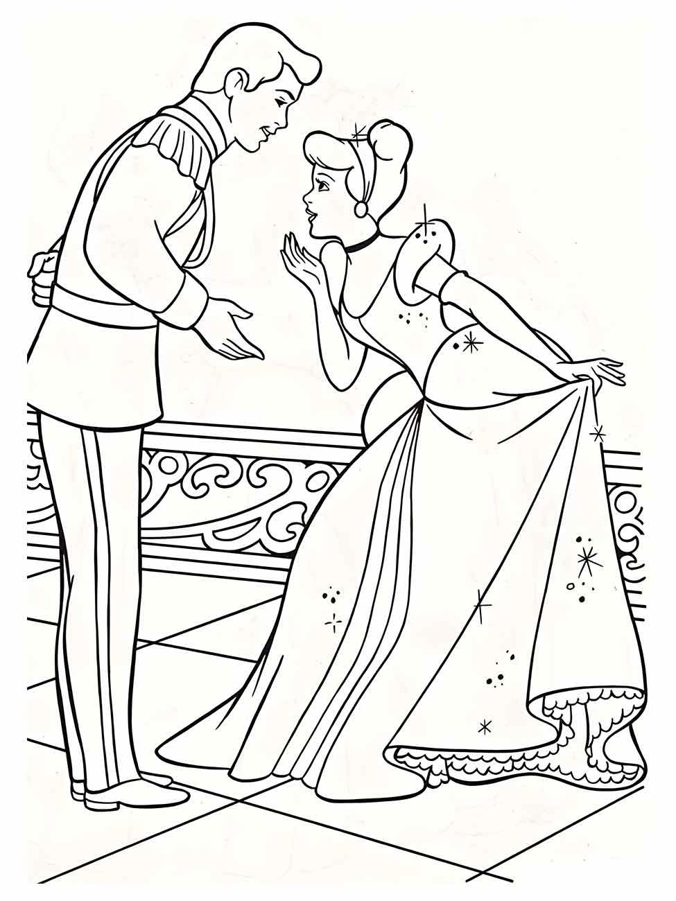 Cinderella coloring page (78)