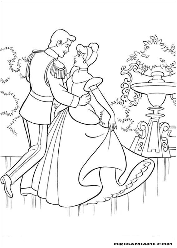 Cinderella coloring page (8)