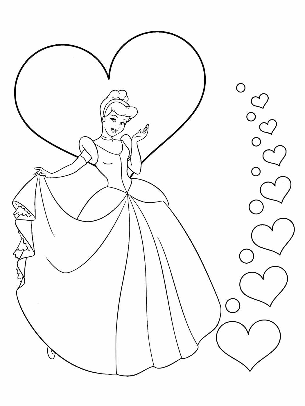 Cinderella coloring page (8)