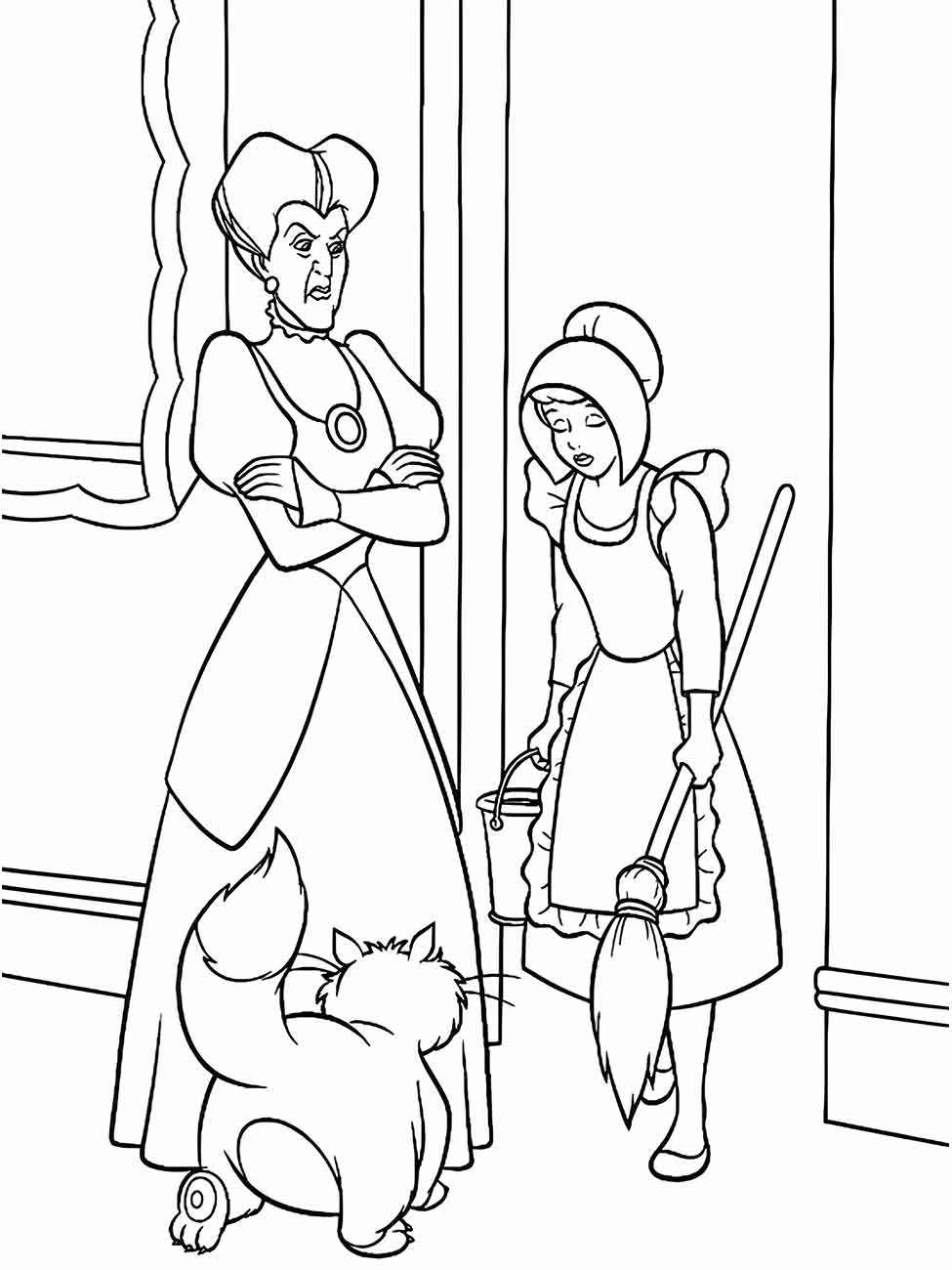 Cinderella coloring page (81)