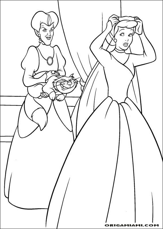 Cinderella coloring page (82)