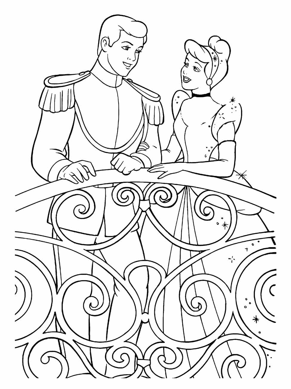 Cinderella coloring page (82)