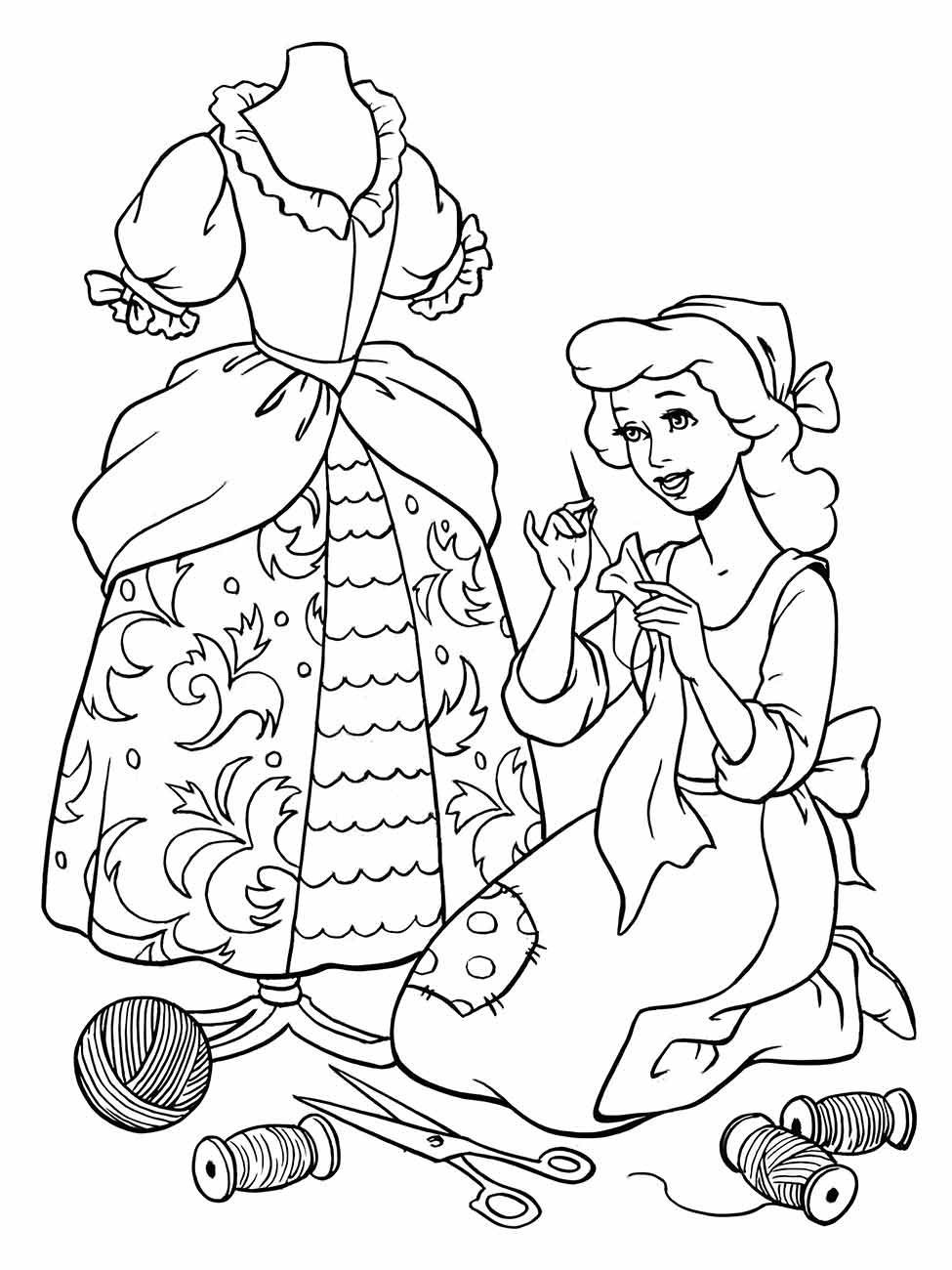 Cinderella coloring page (83)