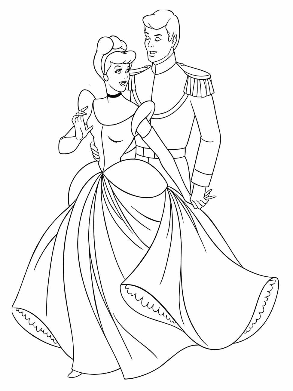 Cinderella coloring page (84)